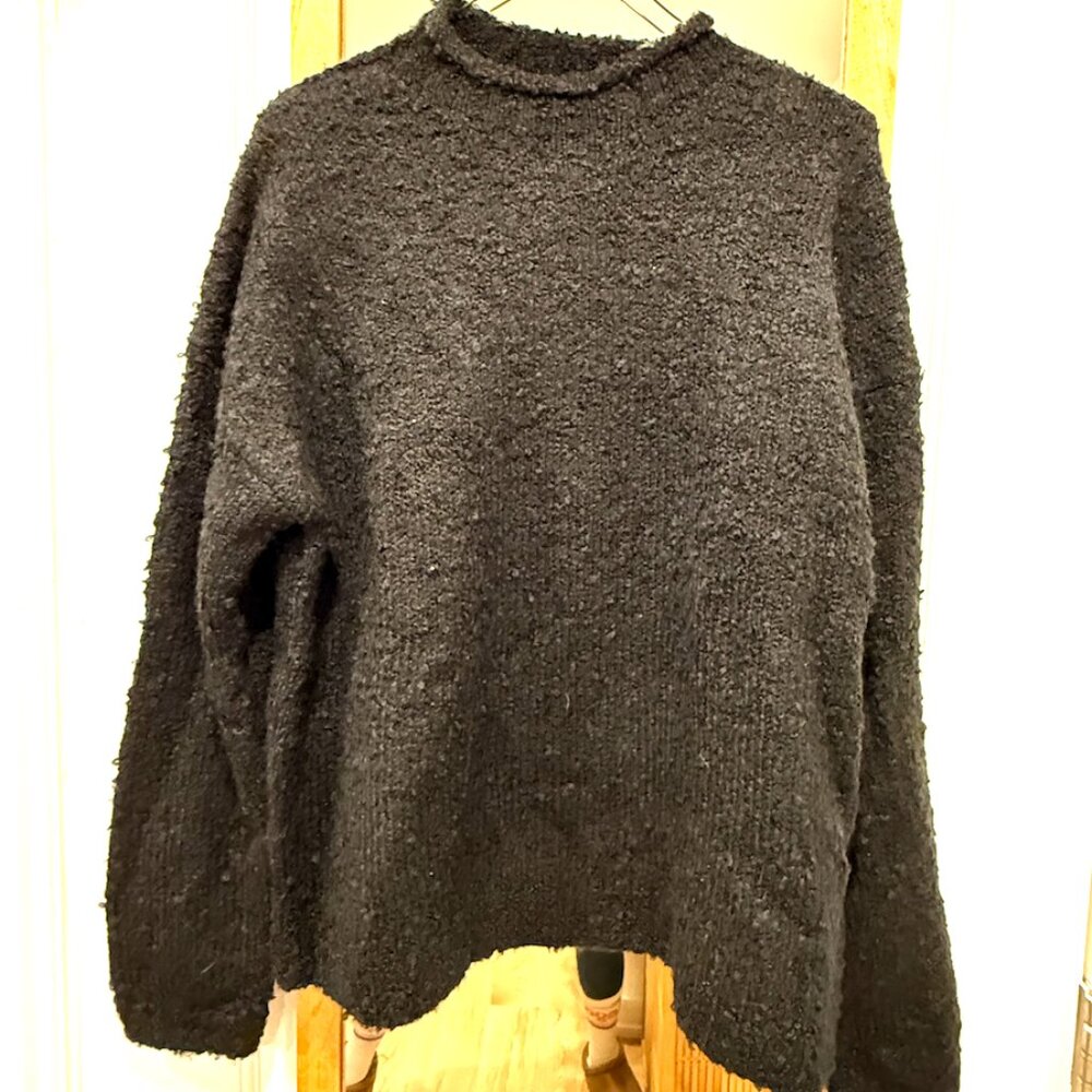 JCrew Black Mock Neck Sweater